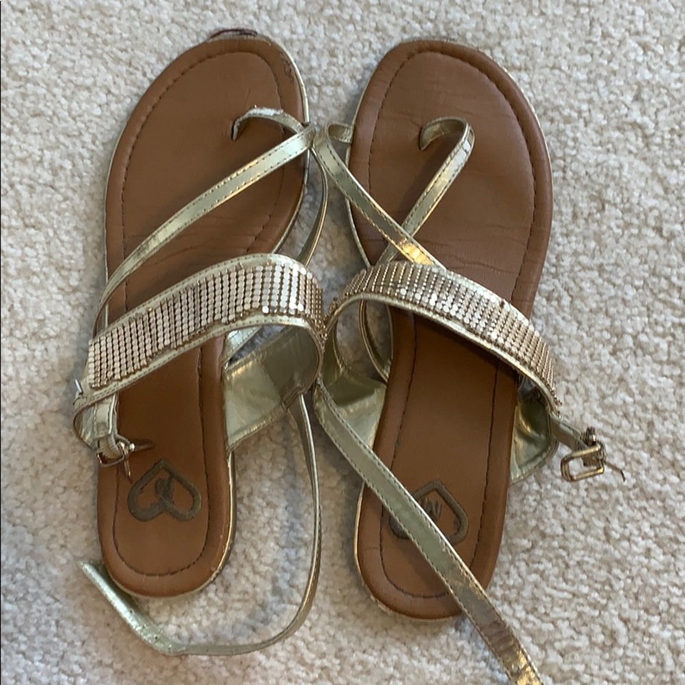 Gold Sandals